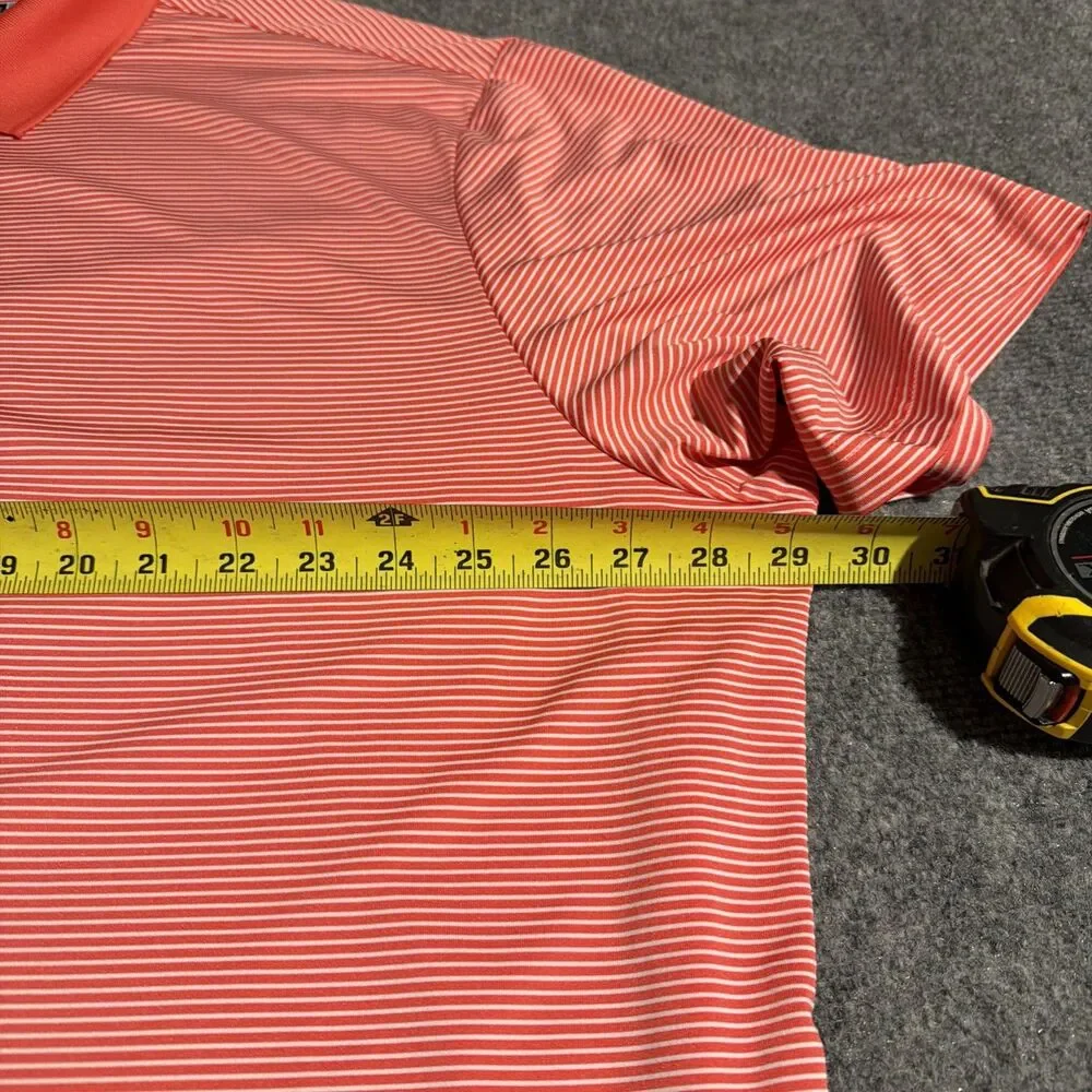 Roundtree & Yorke Performance Polo Golf Shirt Mens 3XB Salmon Short Sleeve
